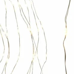 KAEMINGK Guirlande rideau pour sapin H2,40 m 832 Micro LED câble argent Blanc chaud Blanc Chaud - câble argent Online