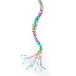 KAEMINGK Guirlande rideau pour sapin H2,40m 832 Micro LED câble vert Multicolore pastel Multicolore Pastel Câble Vert Online
