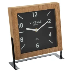 ATMOSPHERA Horloge à poser en (H23 cm) Silence Vintage Bois Online
