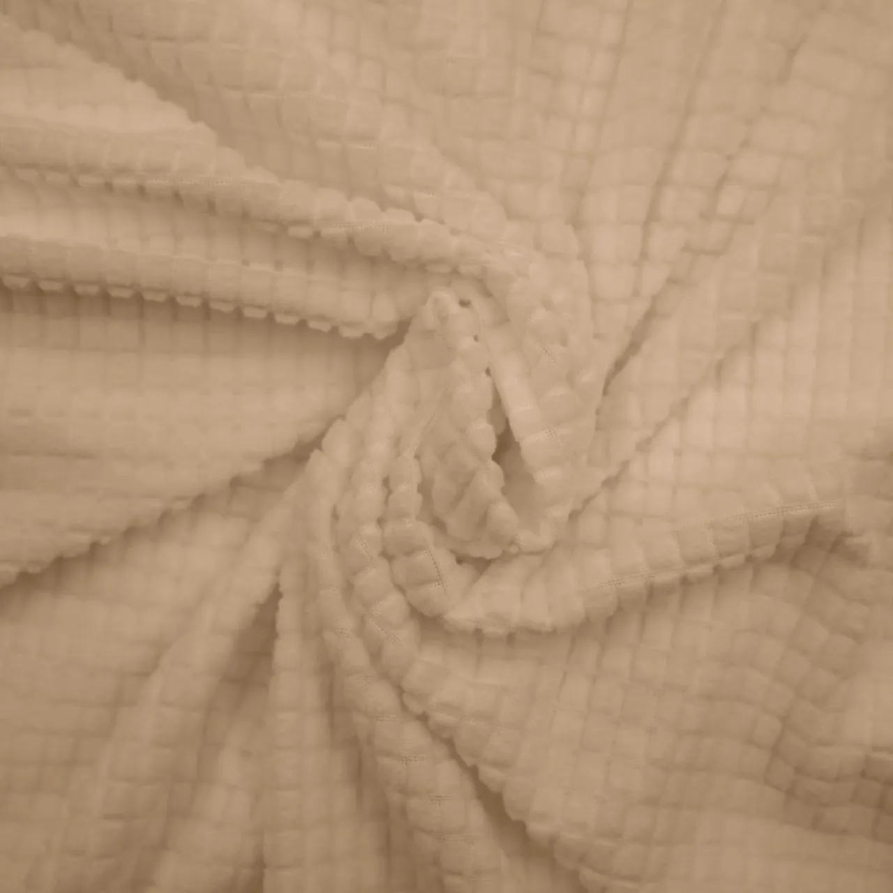 douceur d'intu017drieur Housse de canapé extensible effet gaufré (225 x 245 cm) Sacha Beige Clearance
