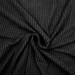 douceur d'intu017drieur Housse de canapé extensible effet gaufré (225 x 245 cm) Sacha Noir Sale