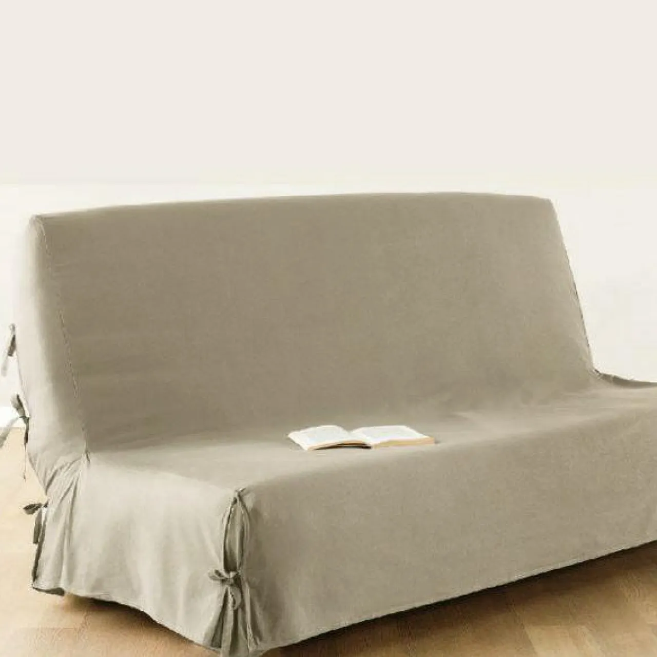 ATMOSPHERA Housse de clic-clac coton (110 x 200 cm) Carmina Beige Lin Outlet