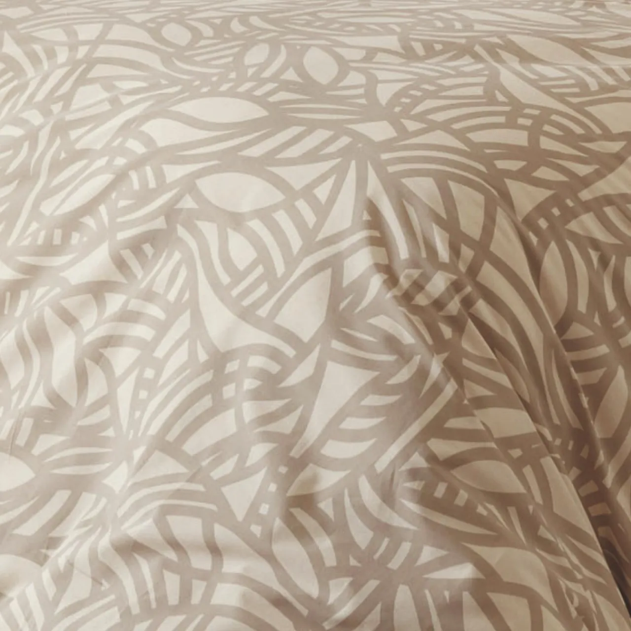 TRADILINGE Housse de couette coton lavé (240 x 220 cm) Séréna Beige Clearance
