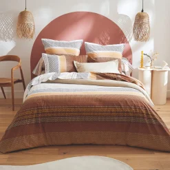 TRADILINGE Housse de couette coton (280 x 240 cm) Niagara châtaigne Marron Sale
