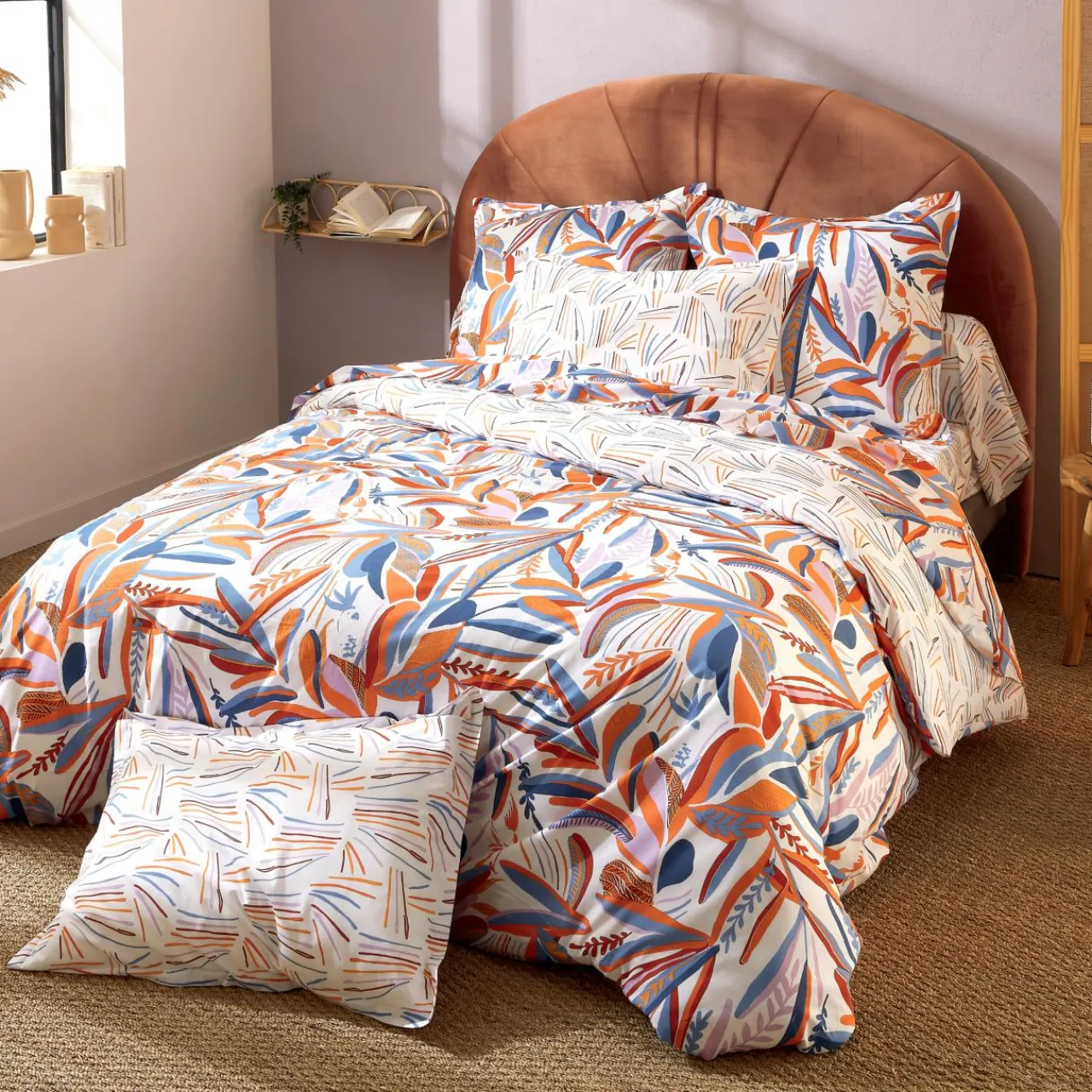 TRADILINGE Housse de couette coton (200 x 200 cm) Perroquet Salsa Multicolore Sale