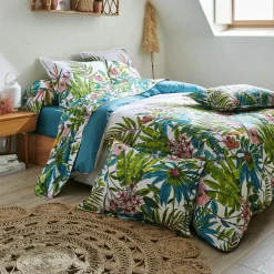 TRADILINGE Housse de couette coton (200 x 200 cm) Sumatra Paon Multicolore Best