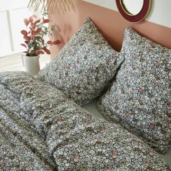 L'EFFET PAPILLON Housse de couette et deux taies coton (260 x 240 cm) Malia Multicolore Clearance