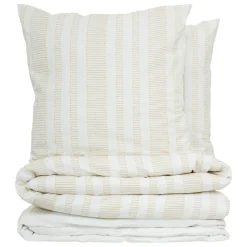Atmosphera, cru017dateur d'intu017drieur Housse de couette et deux taies coton (240 x 220 cm) Dobby Terracotta Blanc New