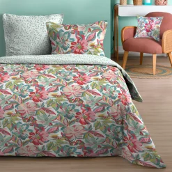 STOF Housse de couette et deux taies d'oreiller en coton (260 x 240 cm) Martina Multicolore Clearance