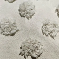 ATMOSPHERA Housse de couette et deux taies coton lavé (260 x 240 cm) Moura Ecru Outlet