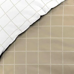 douceur d'intu017drieur Housse de couette et deux taies d'oreiller en coton (240 x 220 cm) Cadria Blanc New