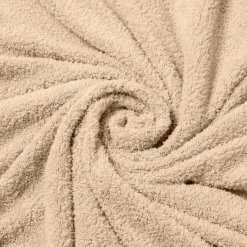 douceur d'intu017drieur Housse de couette et deux taies d'oreiller bouclette (240 x 220 cm) Helena sable Beige