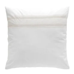 douceur d'intu017drieur Housse de couette et deux taies coton (260 x 240 cm) Opéra he Blanc New