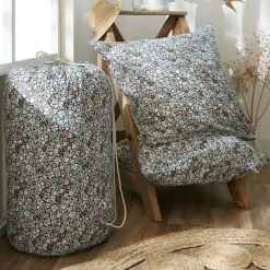 L'EFFET PAPILLON Housse de couette et deux taies coton (200 x 200 cm) Malia Multicolore Outlet