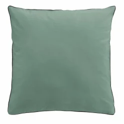 DOUCEUR D'INTERIEUR Housse de couette et deux taies coton lavé (260 x 240 cm) Linette Vert sauge Best