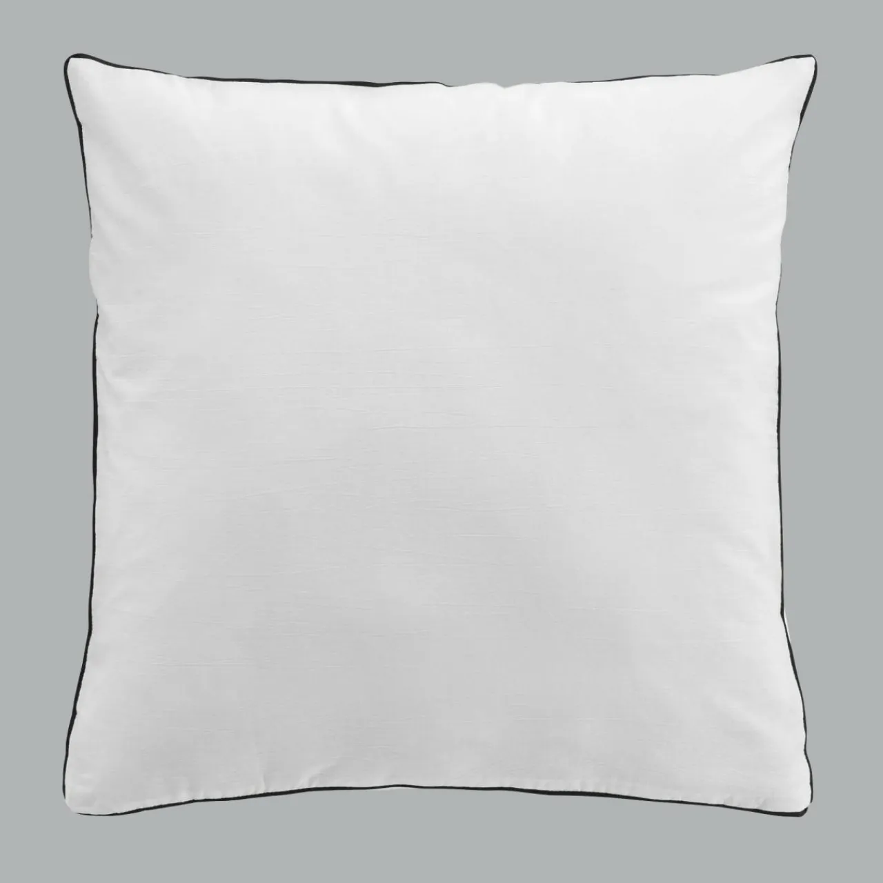 DOUCEUR D'INTERIEUR Housse de couette et deux taies coton lavé (240 x 220 cm) Linette he Blanc Hot