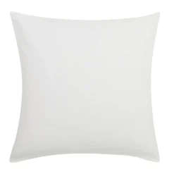 douceur d'intu017drieur Housse de couette et deux taies d'oreiller coton (240 x 220 cm) Meline Blanc Discount