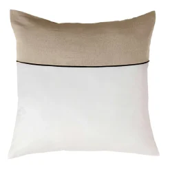 douceur d'intu017drieur Housse de couette et deux taies d'oreiller coton (240 x 220 cm) Gabrielle Beige