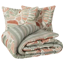 Atmosphera, cru017dateur d'intu017drieur Housse de couette et deux taies coton (240 x 220 cm) Alvaro Multicolore Online