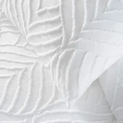 douceur d'intu017drieur Housse de couette et une taie d'oreiller microfibre (140 x 200 cm) Heltie Blanc