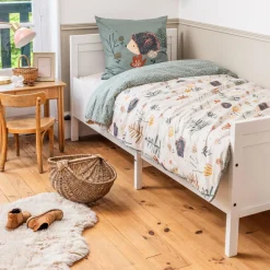 L'EFFET PAPILLON Housse de couette et une taie enfant coton (140 x 200 cm) Polisson Multicolore Sale