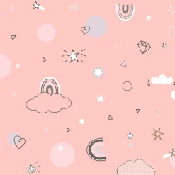 Atmosphera createur d'interieur for kids Housse de couette et une taie enfant coton (140 x 200 cm) Licorne Rose Outlet