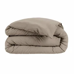 EMINZA Housse de couette flanelle de coton (280 x 240 cm) Nina Ficelle New
