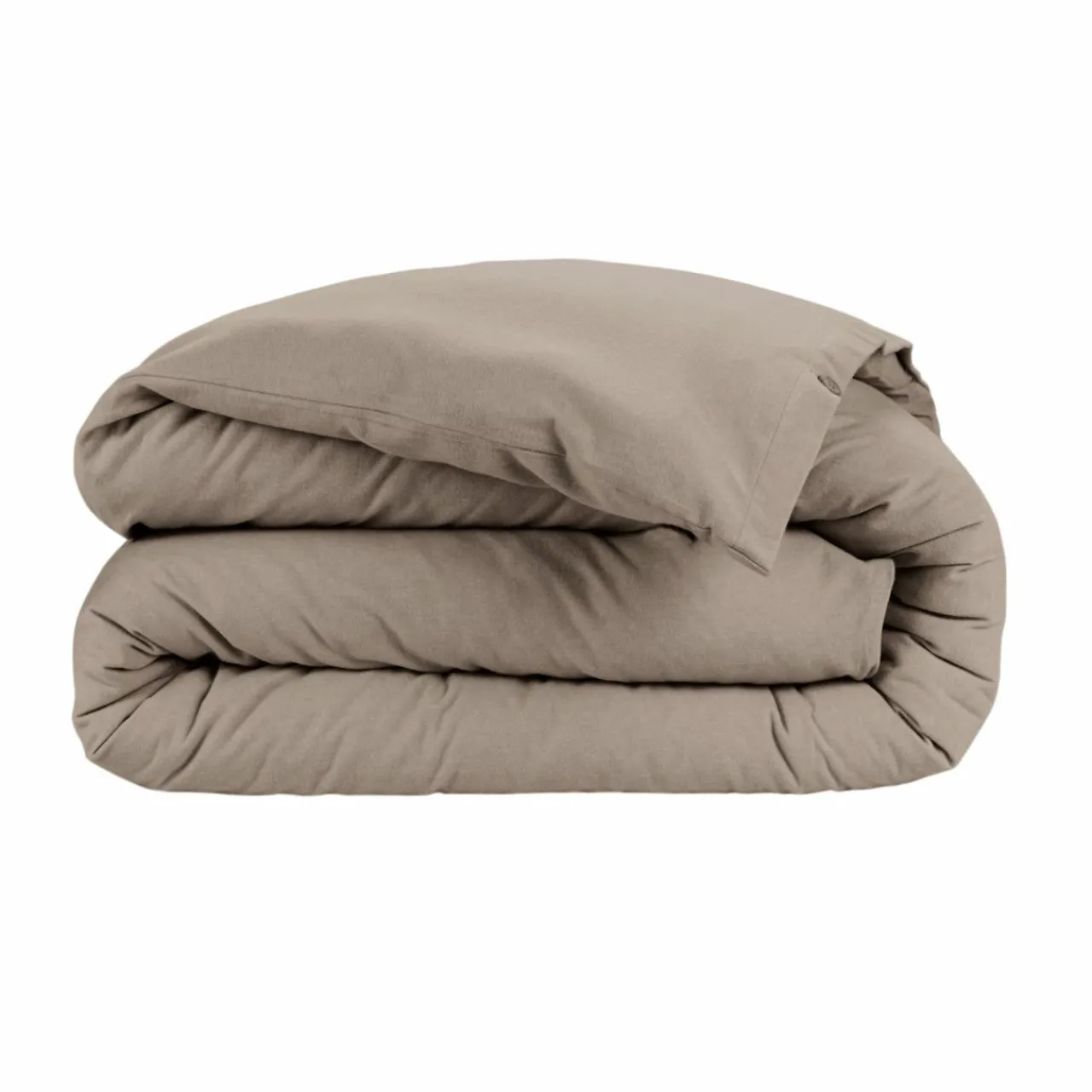 EMINZA Housse de couette flanelle de coton (200 x 200 cm) Nina Ficelle Best