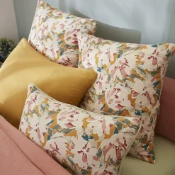 EMINZA Housse de couette gaze de coton (140 x 200 cm) April Multicolore New