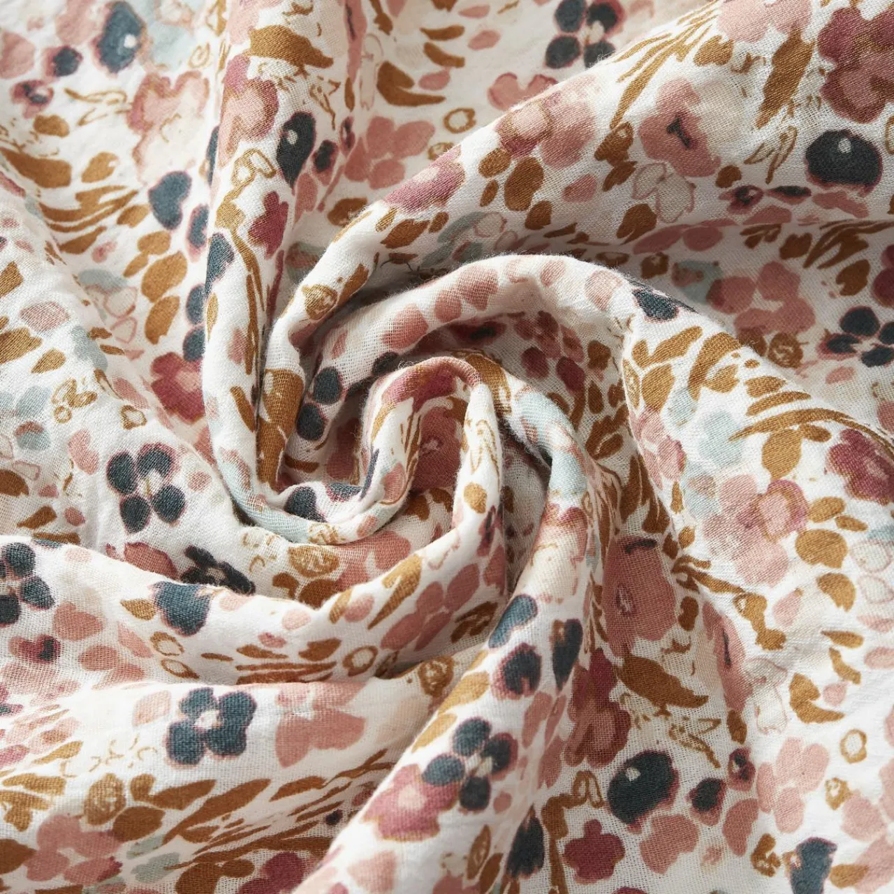 EMINZA Housse de couette gaze de coton (140 x 200 cm) Constance pampa Beige Best