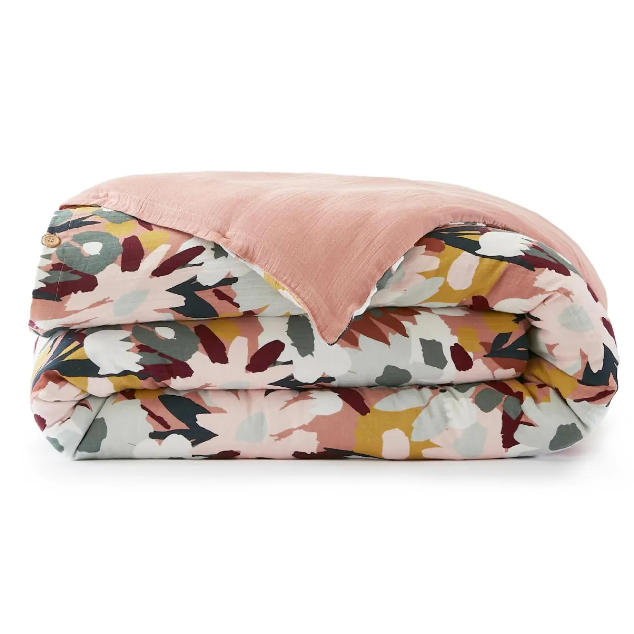 EMINZA Housse de couette gaze de coton (260 x 240 cm) Azel Multicolore Outlet