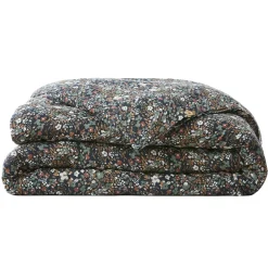 EMINZA Housse de couette gaze de coton (200 x 200 cm) Constance Bleu nuit Hot