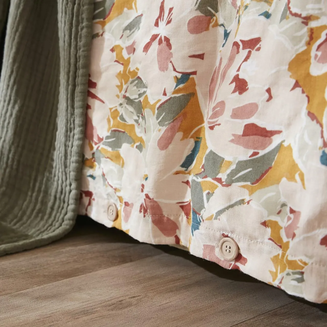 EMINZA Housse de couette gaze de coton (260 x 240 cm) April Multicolore Best
