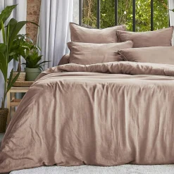 EMINZA Housse de couette lyocell Tencel™ lavé (200 x 200 cm) Olivia blush Rose Online