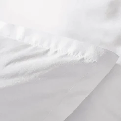 EMINZA Housse de couette percale de coton (280 x 240 cm) Cali he Blanc Hot
