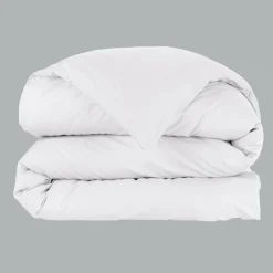EMINZA Housse de couette percale de coton (240 x 220 cm) Cali he Blanc Online