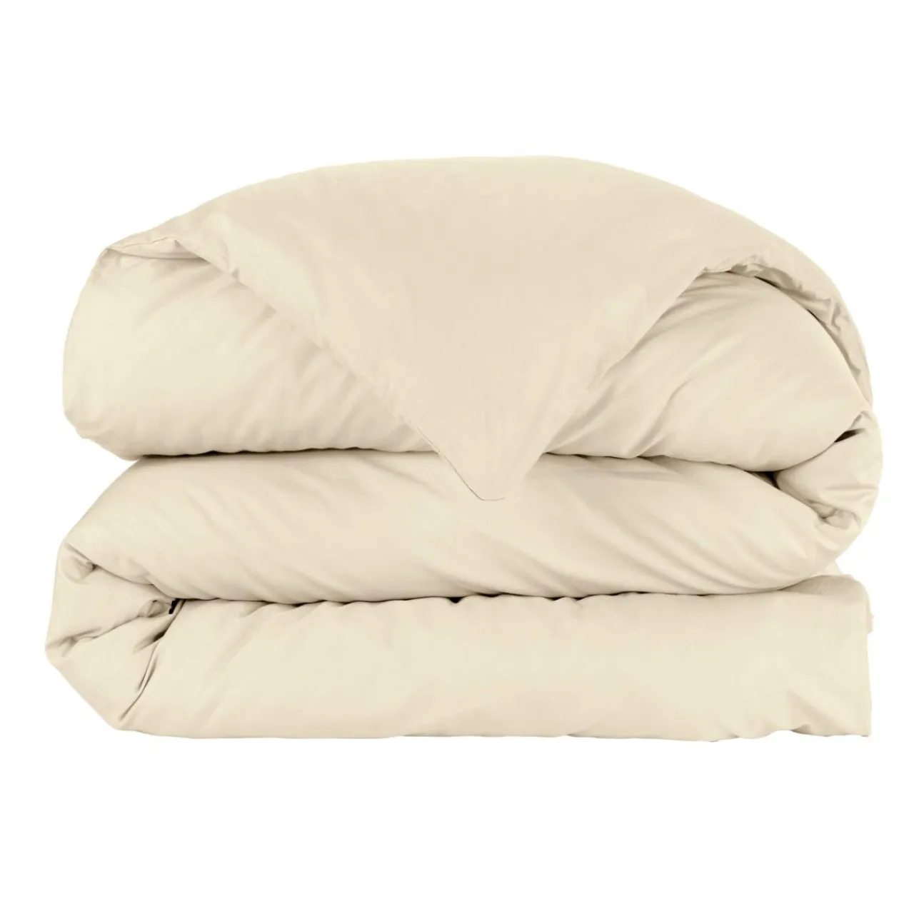 EMINZA Housse de couette percale de coton (240 x 220 cm) Cali Beige Outlet