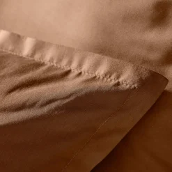 EMINZA Housse de couette percale de coton (280 x 240 cm) Cali Marron Chocolat Best