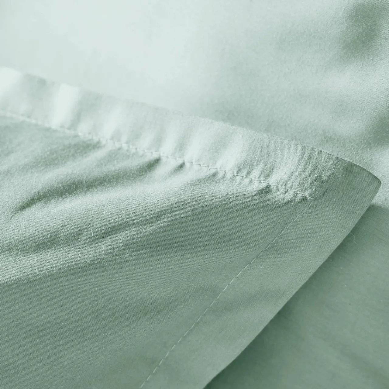 EMINZA Housse de couette percale de coton (280 x 240 cm) Cali Vert Eucalyptus Online