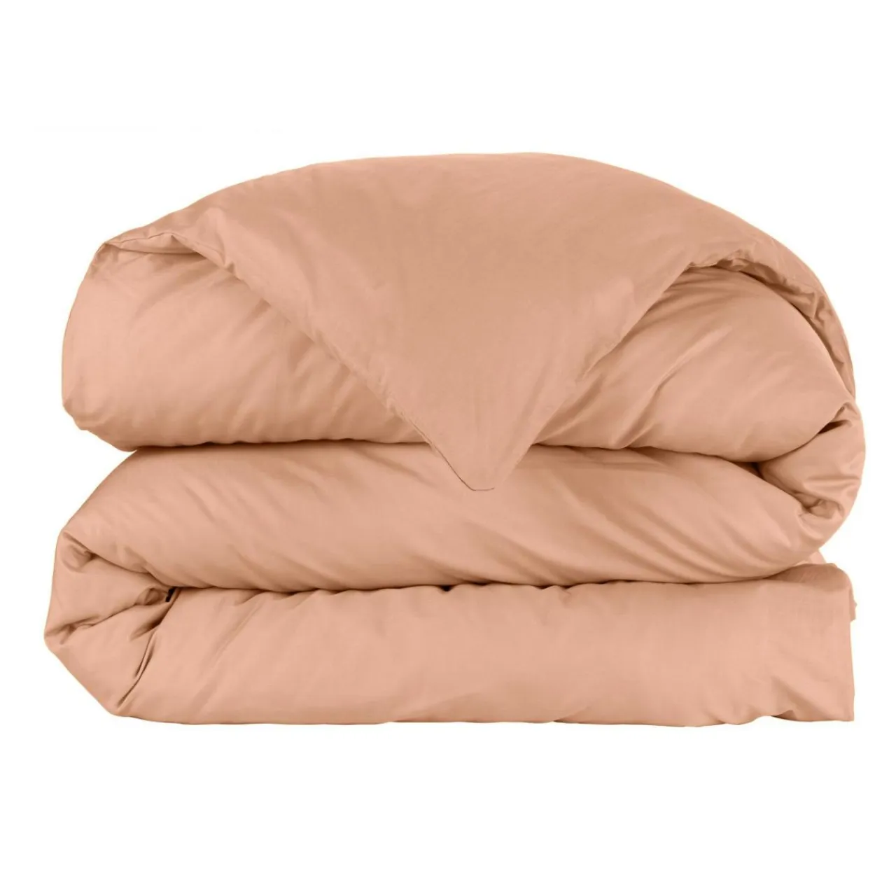 EMINZA Housse de couette percale de coton (280 x 240 cm) Cali Rose Pêche
