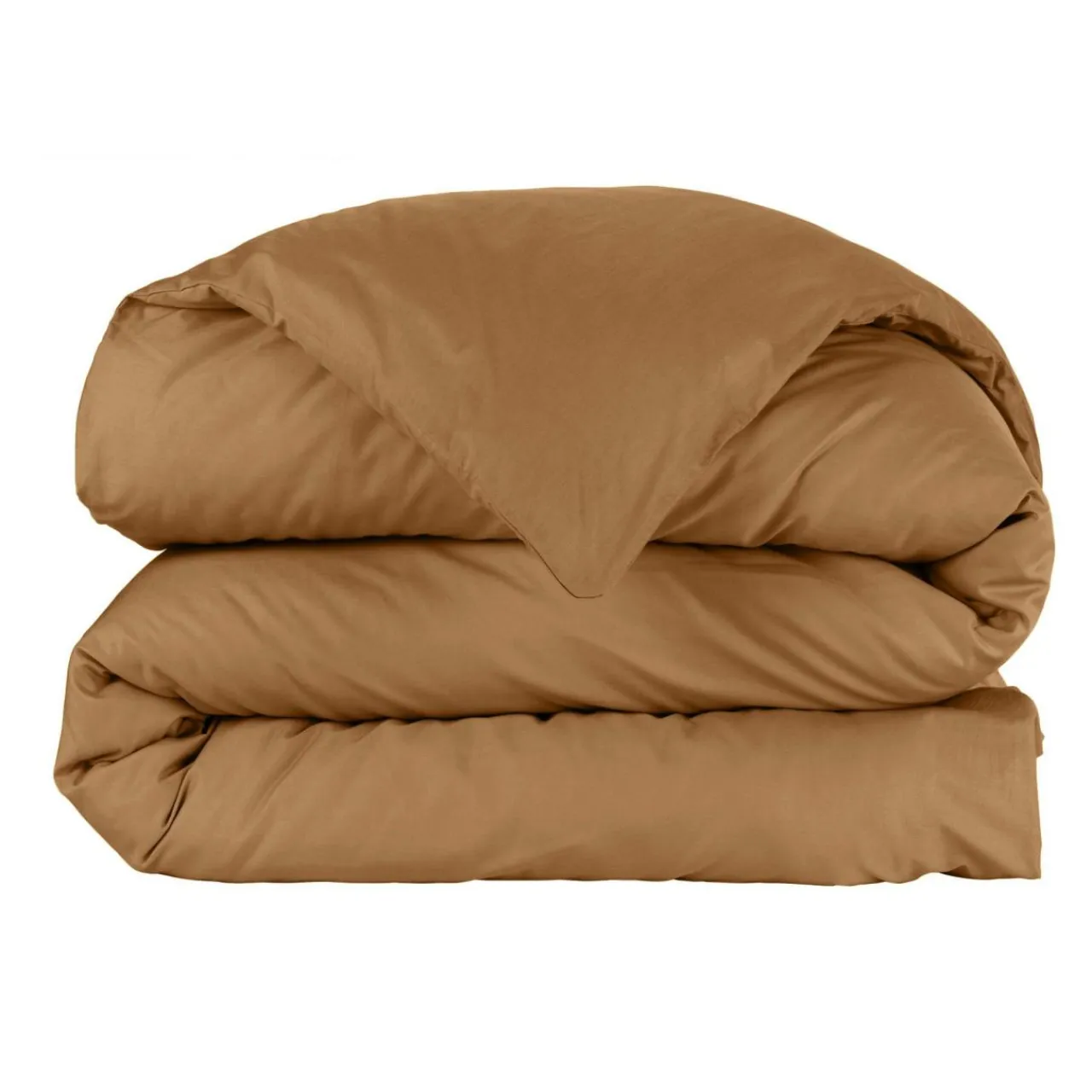 EMINZA Housse de couette percale de coton (240 x 220 cm) Cali Camel Sale