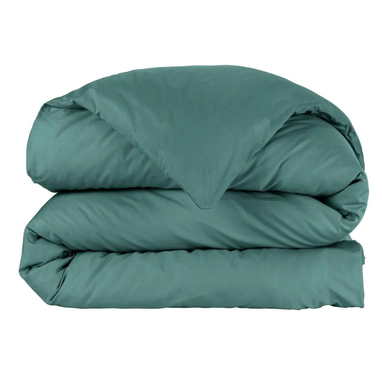 EMINZA Housse de couette percale de coton (260 x 240 cm) Cali Bleu canard Hot