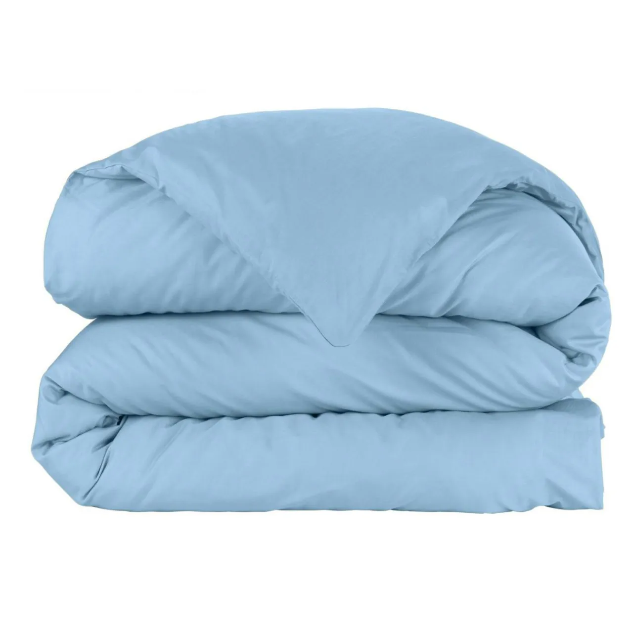 EMINZA Housse de couette percale de coton (200 x 200 cm) Cali Bleu Ciel Hot