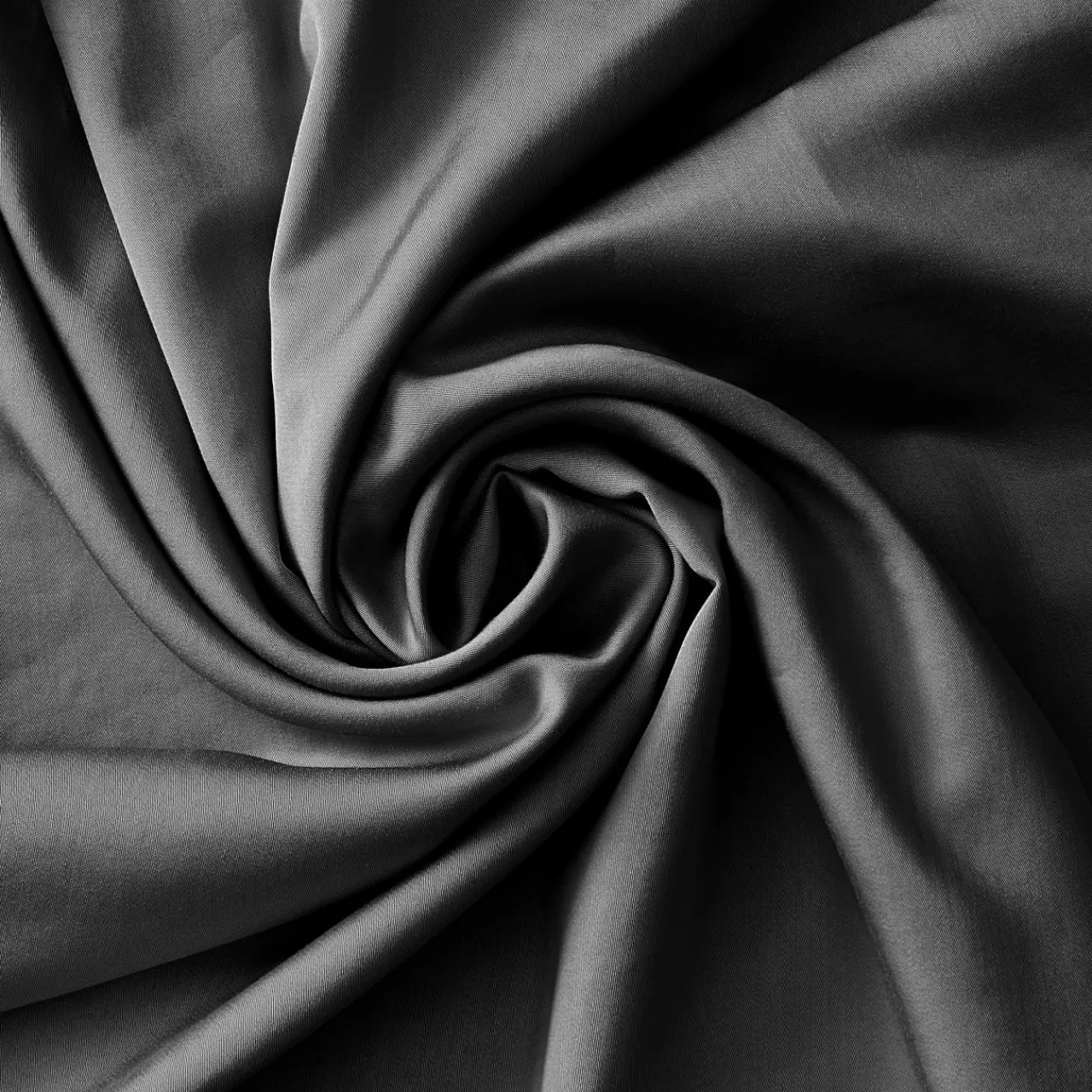 EMINZA Housse de couette satin de bambou (260 x 240 cm) Sienna Noir Hot