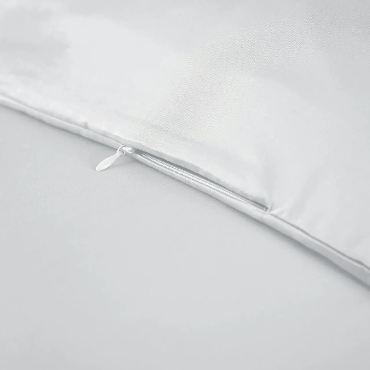 EMINZA Housse de couette satin de bambou (280 x 240 cm) Sienna chantilly Blanc Sale