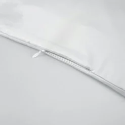 EMINZA Housse de couette satin de bambou (200 x 200 cm) Sienna chantilly Blanc Discount