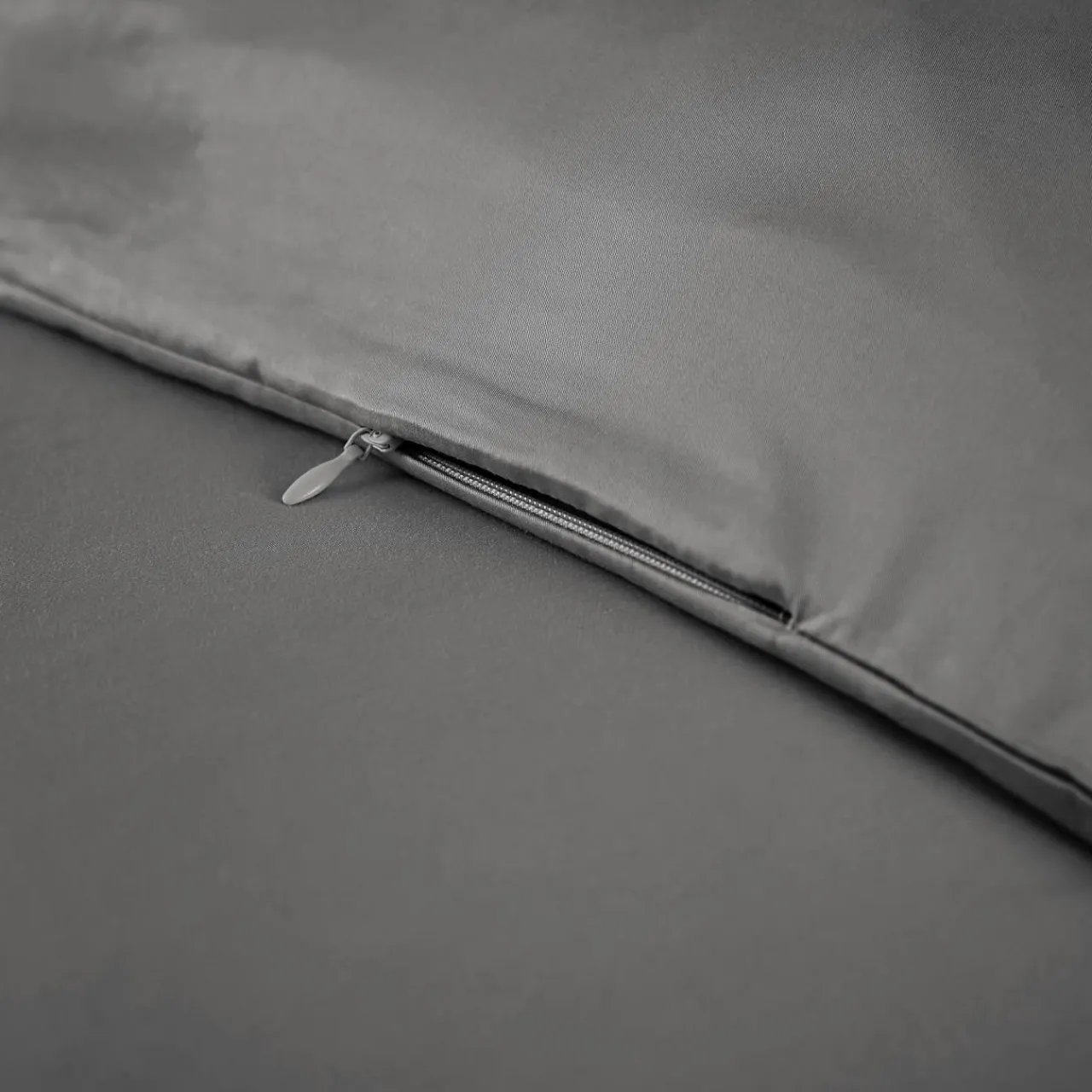 EMINZA Housse de couette satin de bambou (260 x 240 cm) Sienna granit Gris Sale
