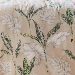 TRADILINGE Housse de couette satin de coton (200 x 200 cm) Voyage e Vert Best