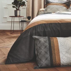 TRADILINGE Housse de couette satin de coton (260 x 240 cm) Tiago e Noir Best