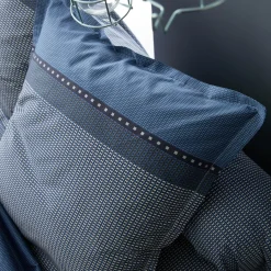 TRADILINGE Housse de couette satin de coton (240 x 220 cm) Enzo e Bleu Best